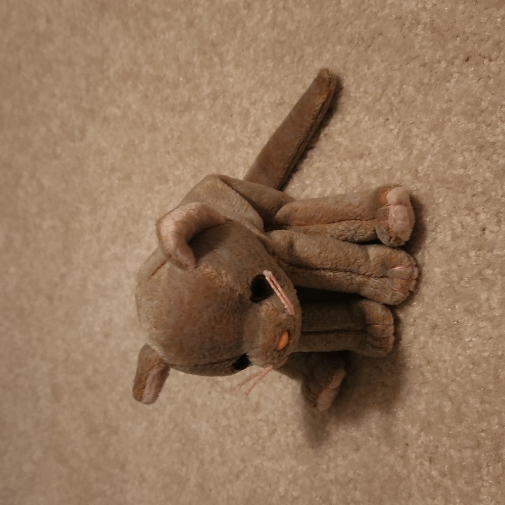 Scat the cat beanie baby